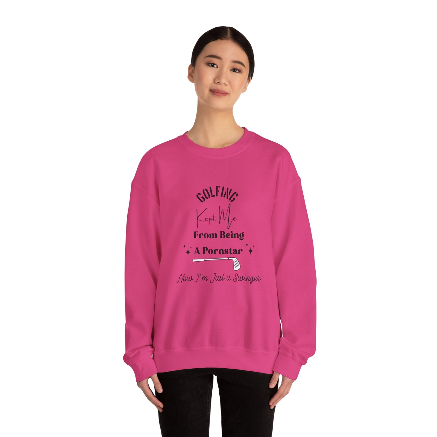 Golfing Pornstar Crewneck Sweatshirt