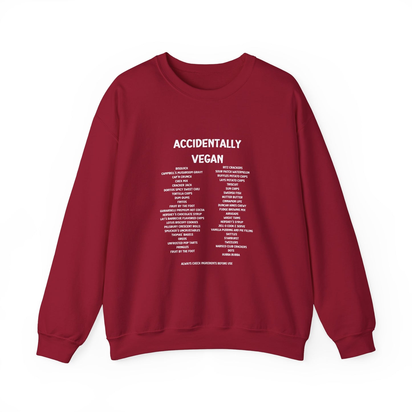 Accidently Vegan Crewneck Sweatshirt