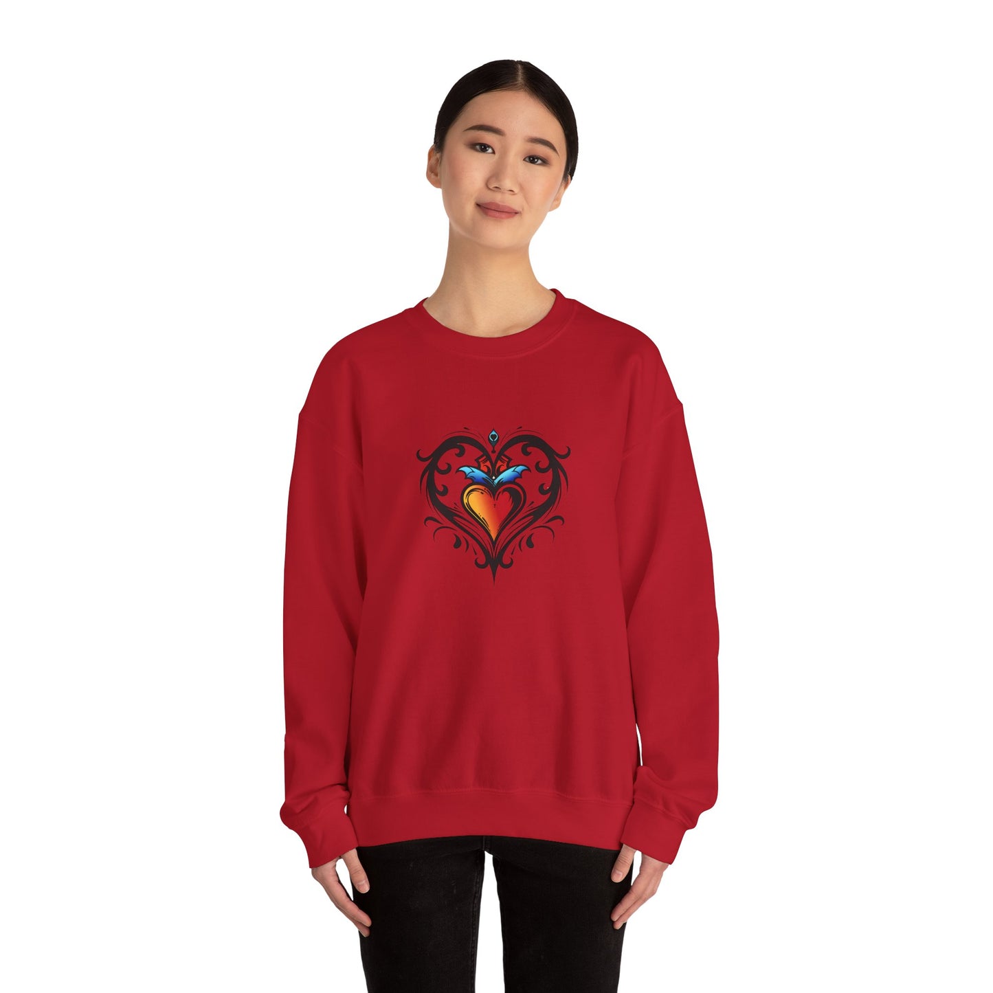 Tattoo Heart Crewneck Sweatshirt