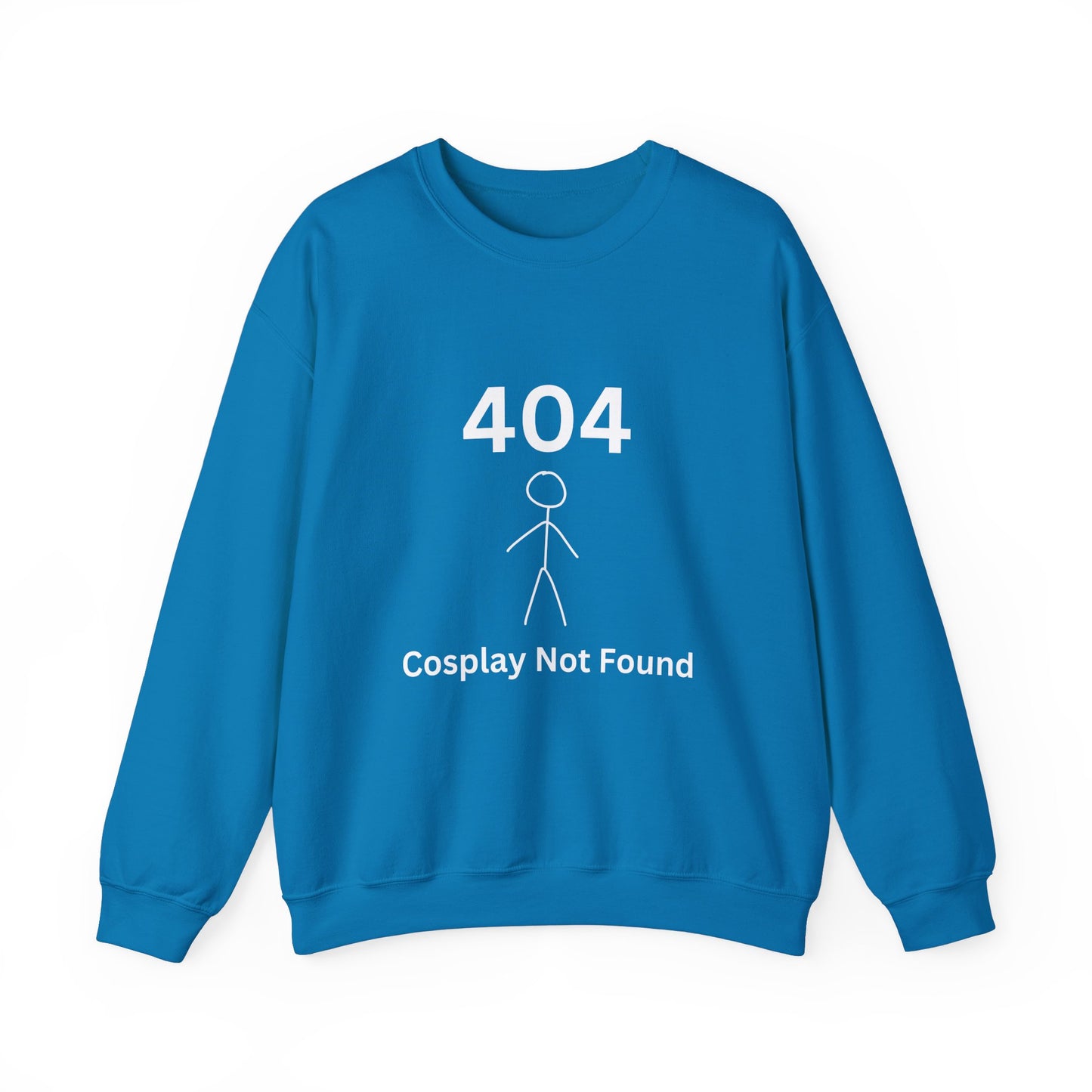 404 Cosplay Not Found Crewneck Sweatshirt