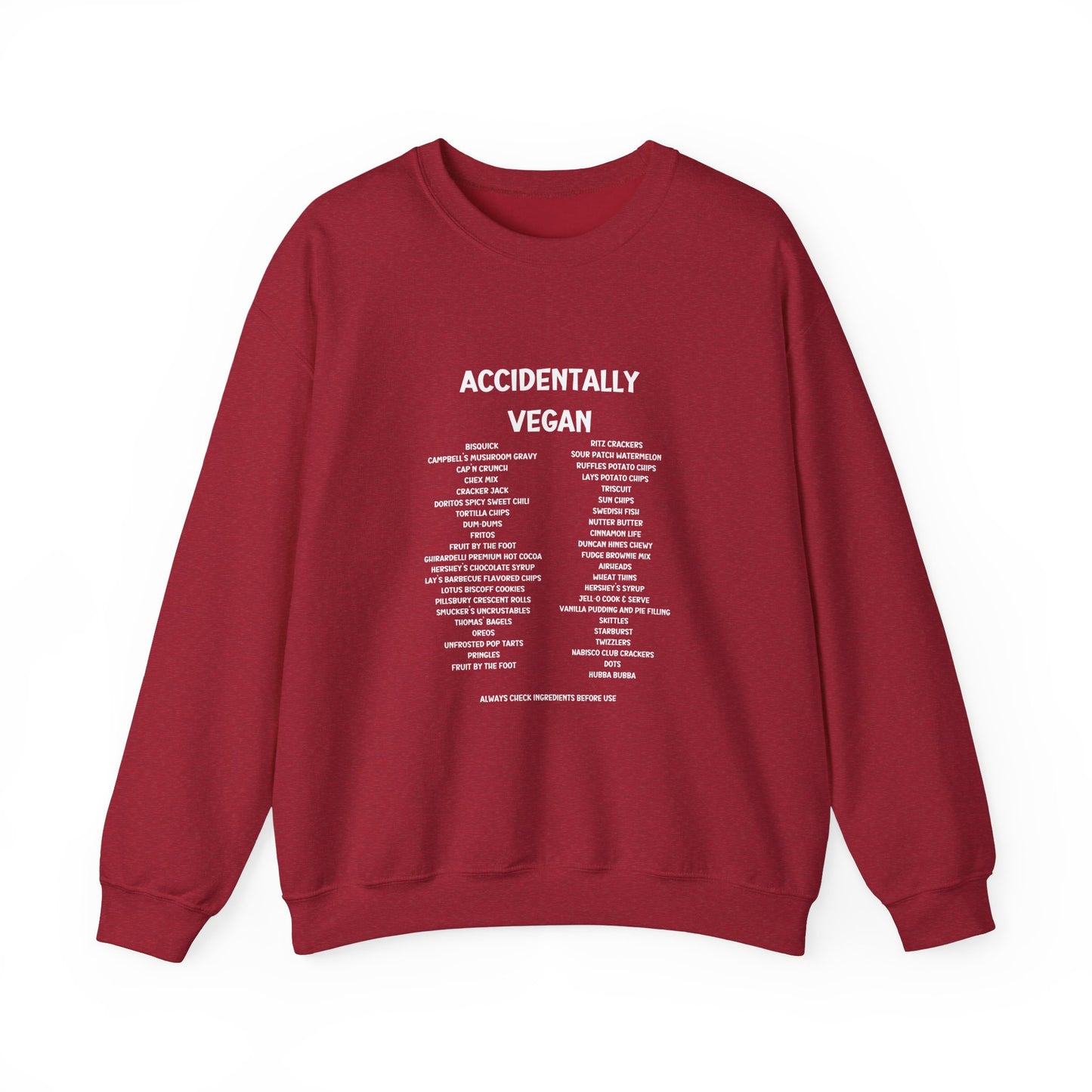 Accidently Vegan Crewneck Sweatshirt
