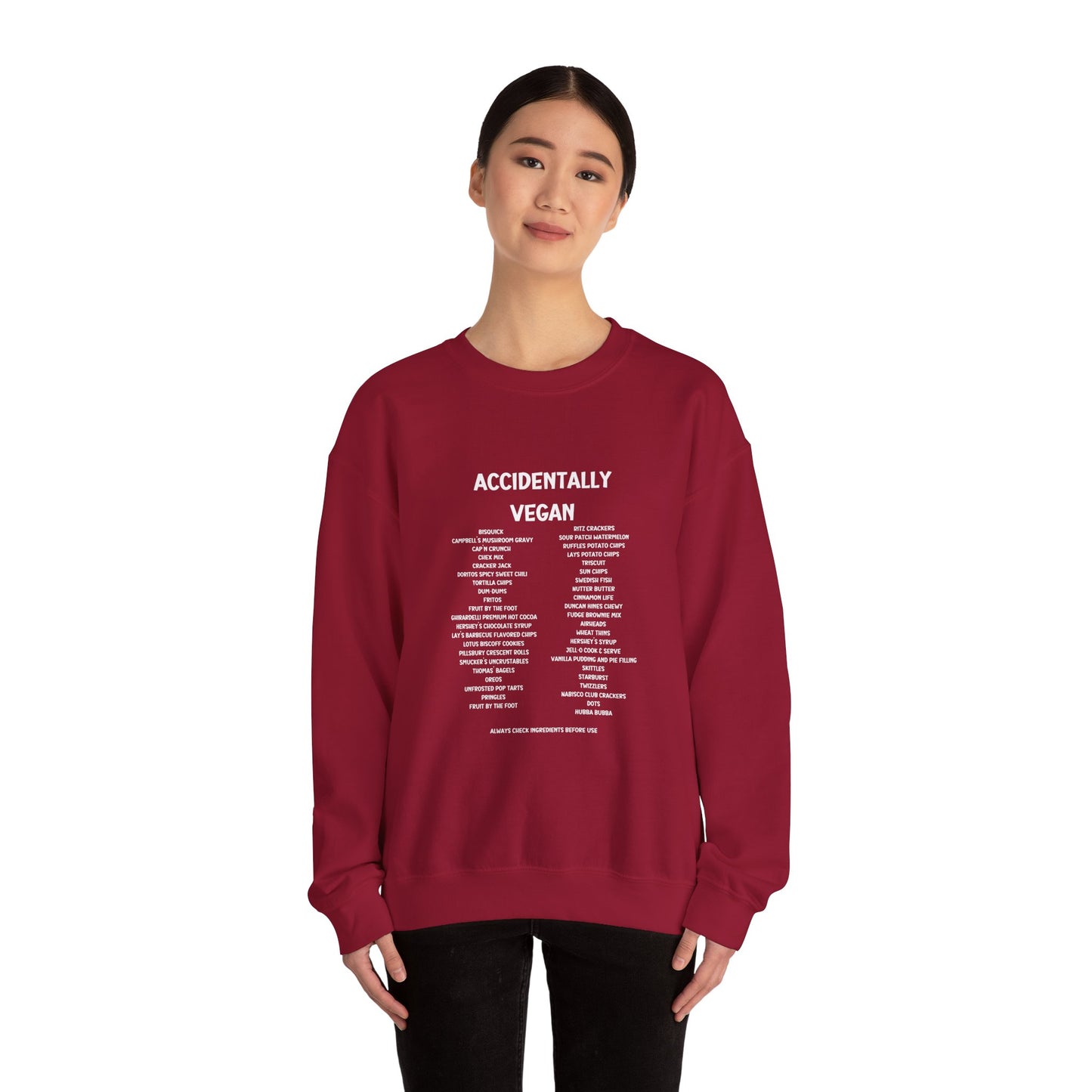Accidently Vegan Crewneck Sweatshirt