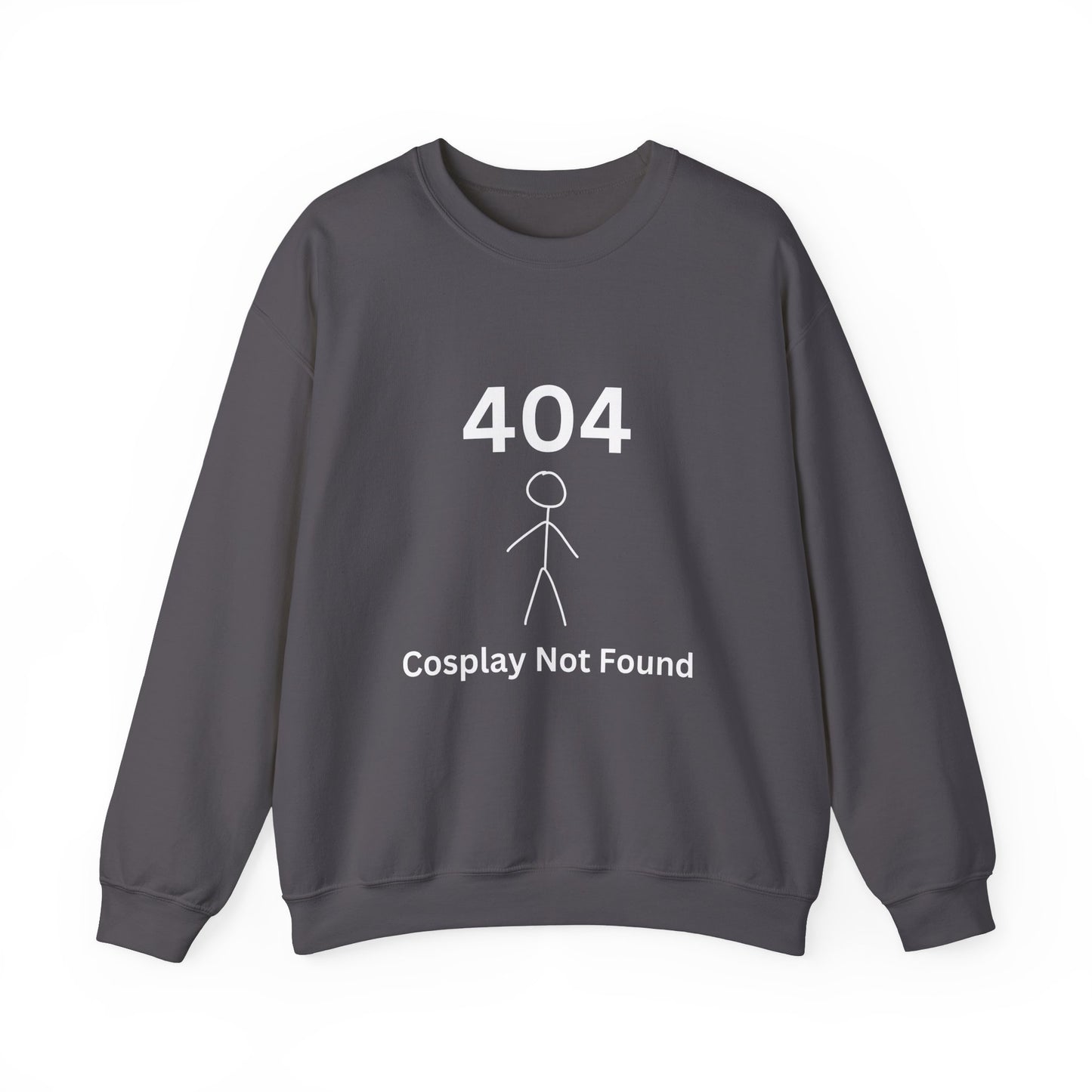 404 Cosplay Not Found Crewneck Sweatshirt