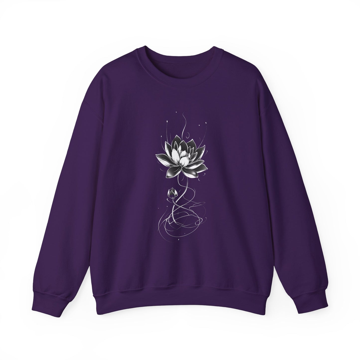 Lotus Flower Crewneck Sweatshirt