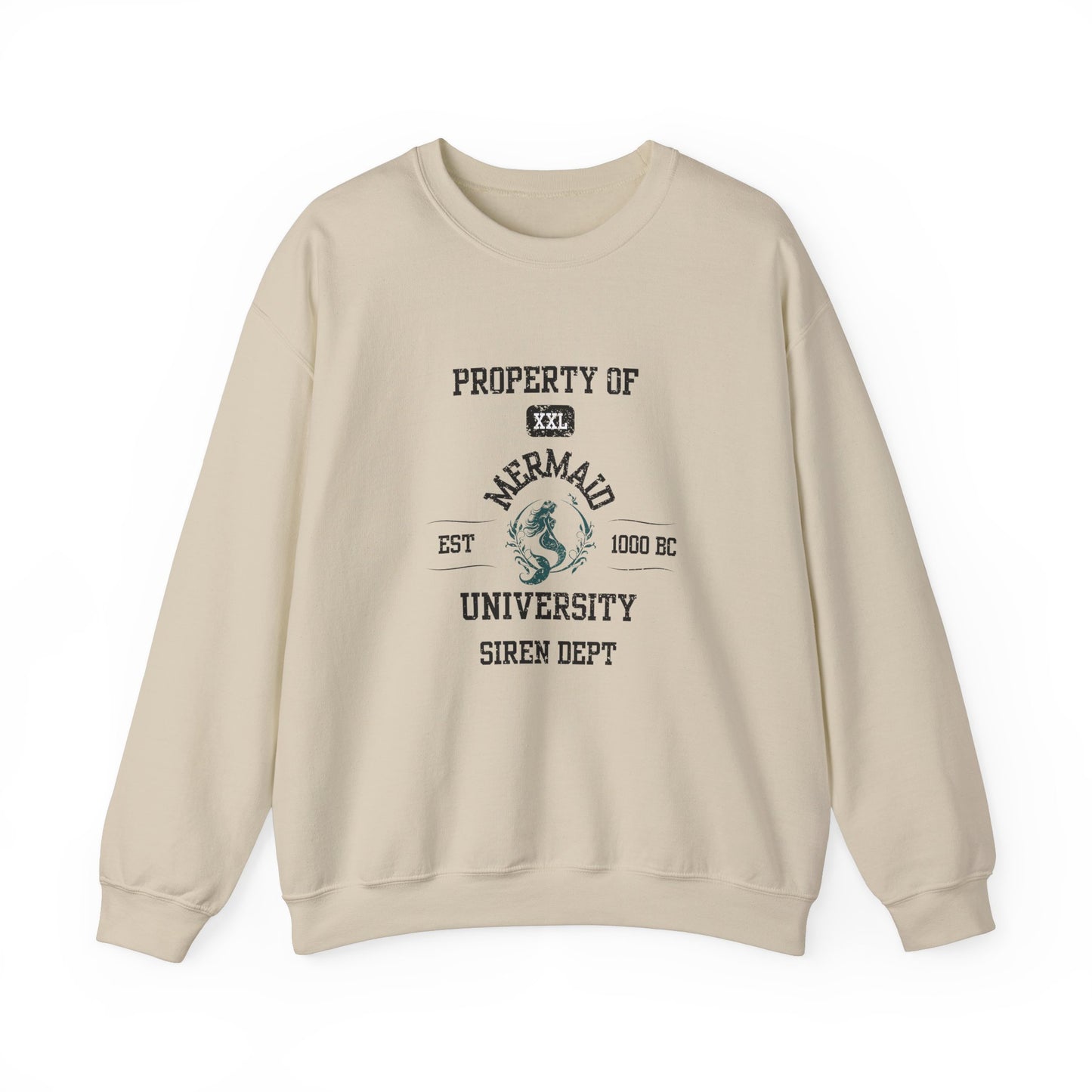 Property of Mermaid University  Crewneck Sweatshirt