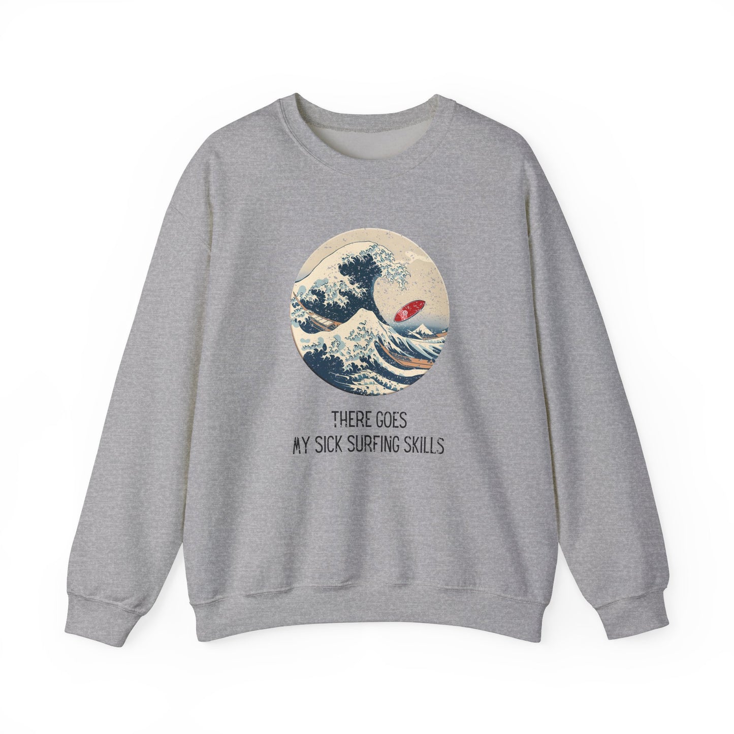 Sick Surfing Skills Crewneck Sweatshirt