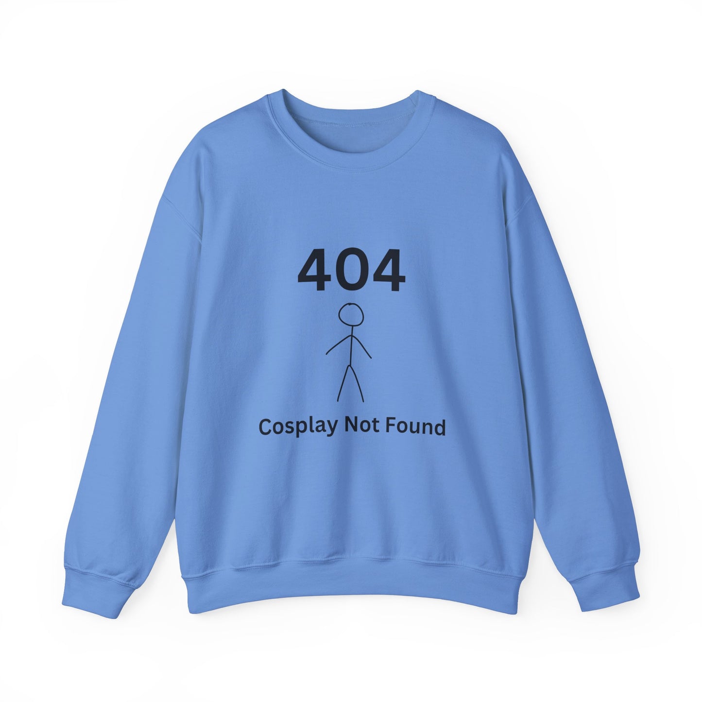 404 Cosplay Not Found Crewneck Sweatshirt