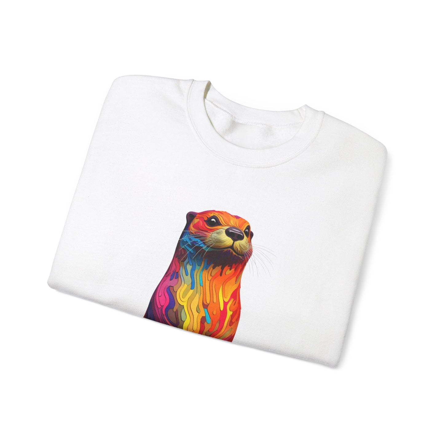 Colorful Otter Crewneck Sweatshirt