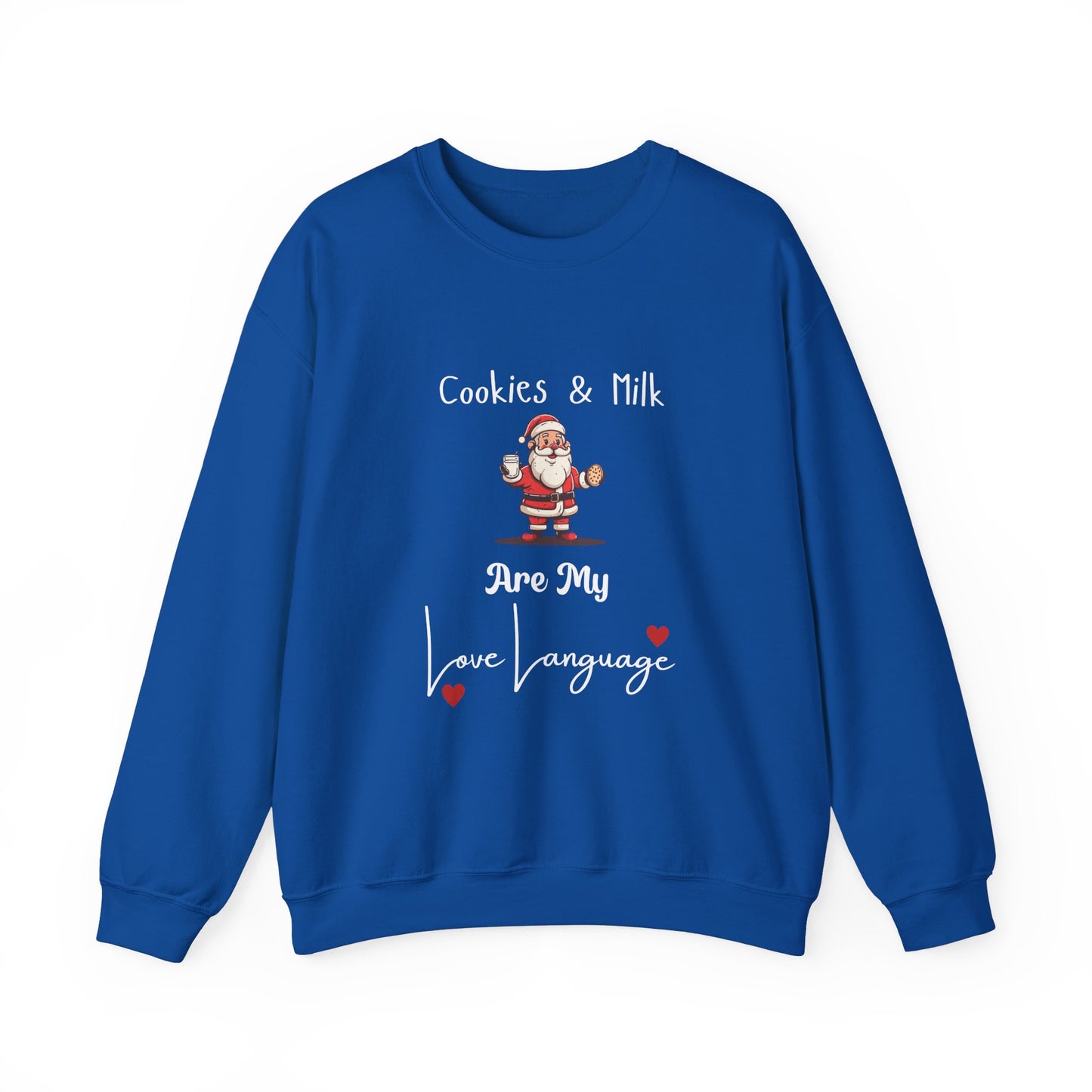 Cookies and Milk Santa Crewneck Sweatshirt