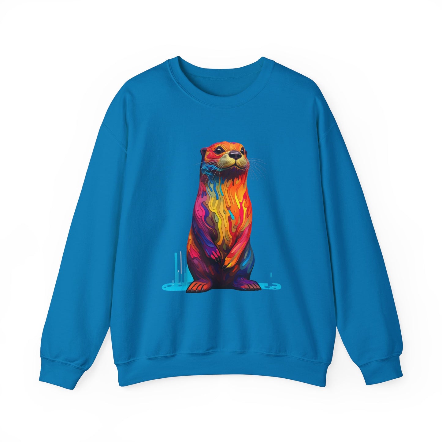 Colorful Otter Crewneck Sweatshirt