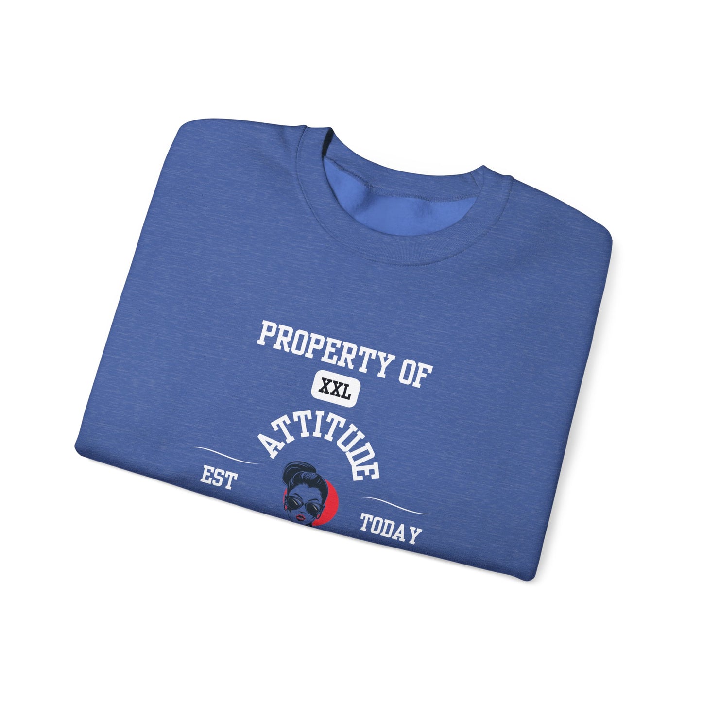 Property of Attitude University Crewneck Sweatshirt
