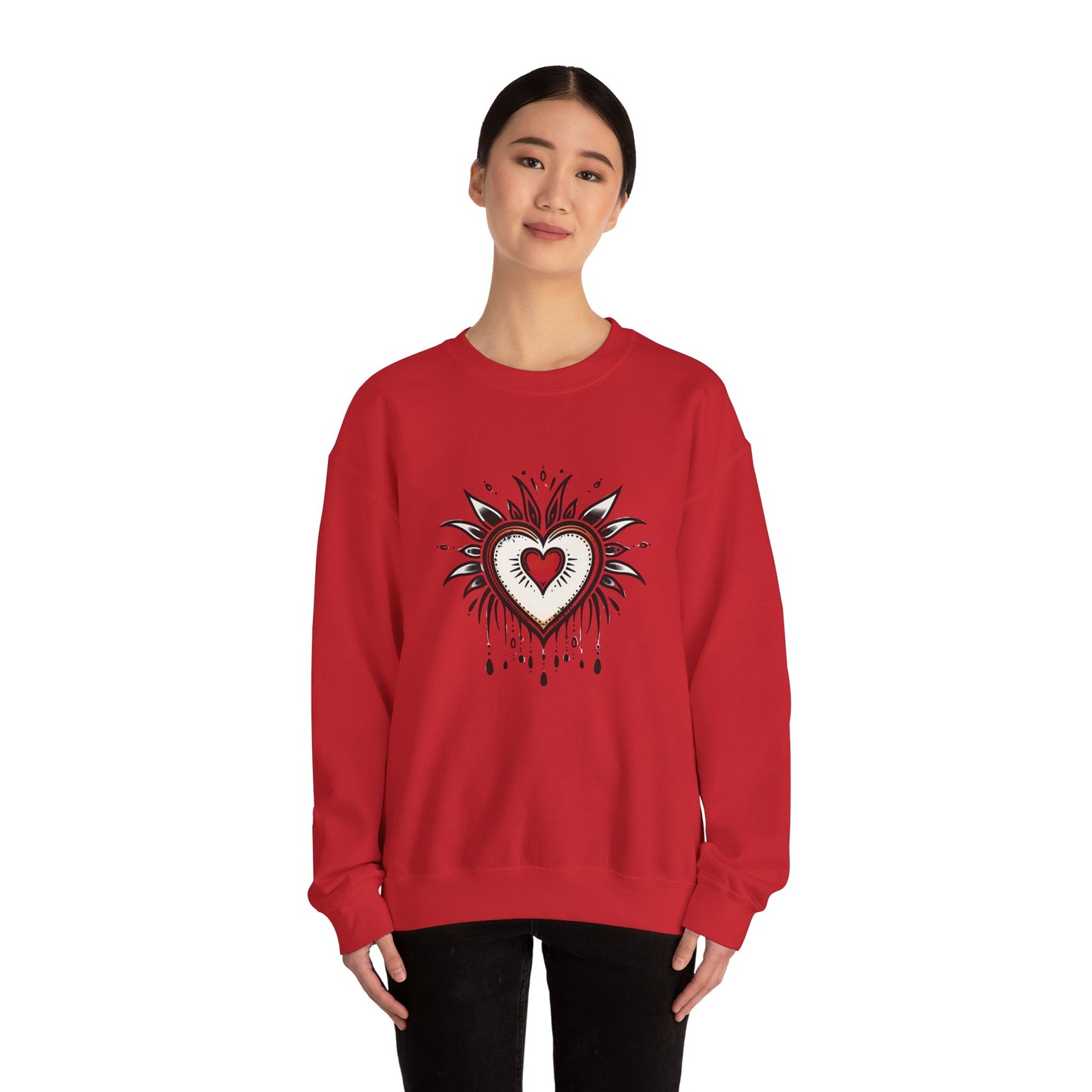 Tattoo Heart Crewneck Sweatshirt