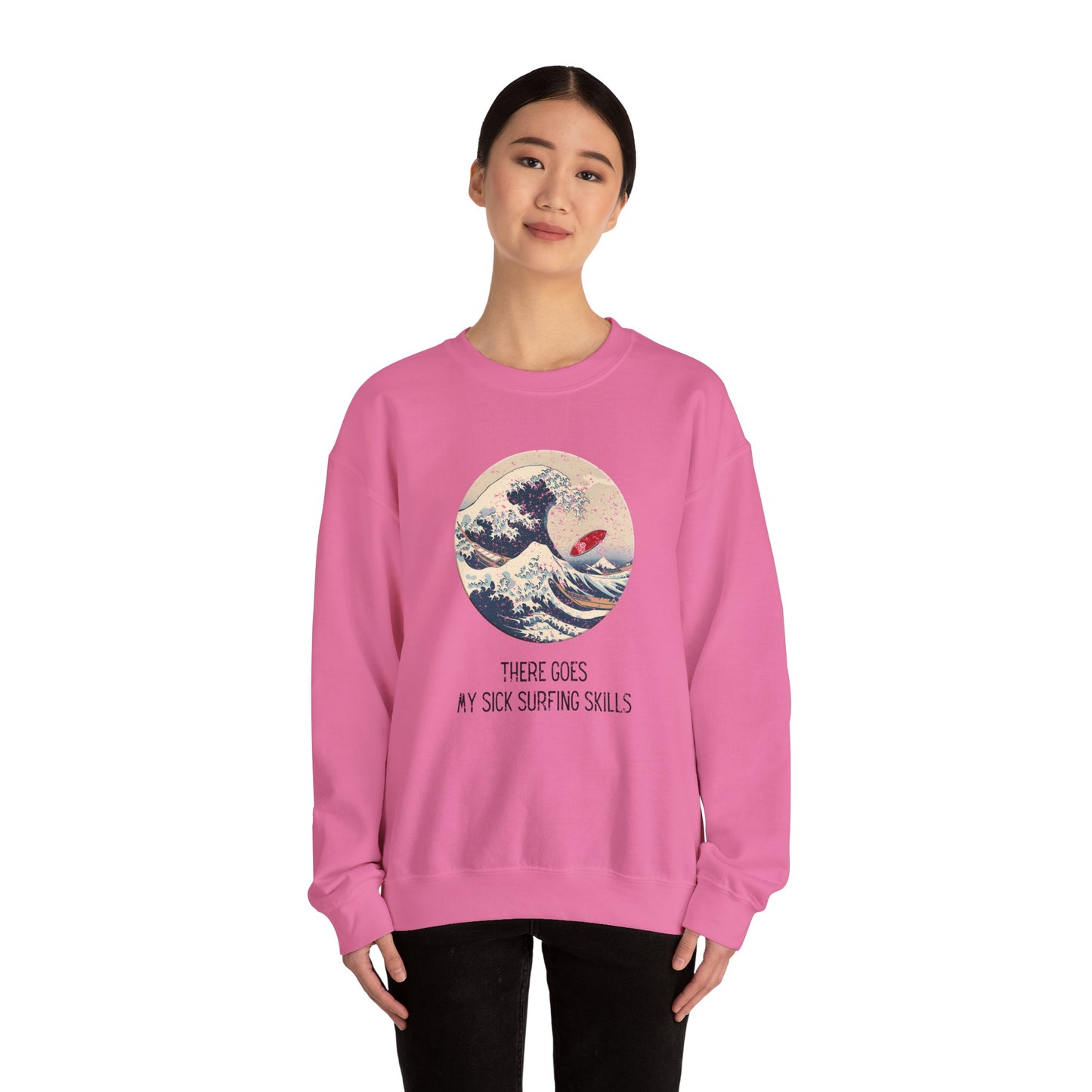 Sick Surfing Skills Crewneck Sweatshirt