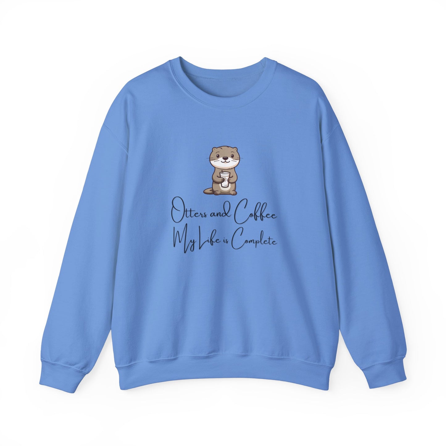 Otters and Coffee Crewneck Sweatshirt