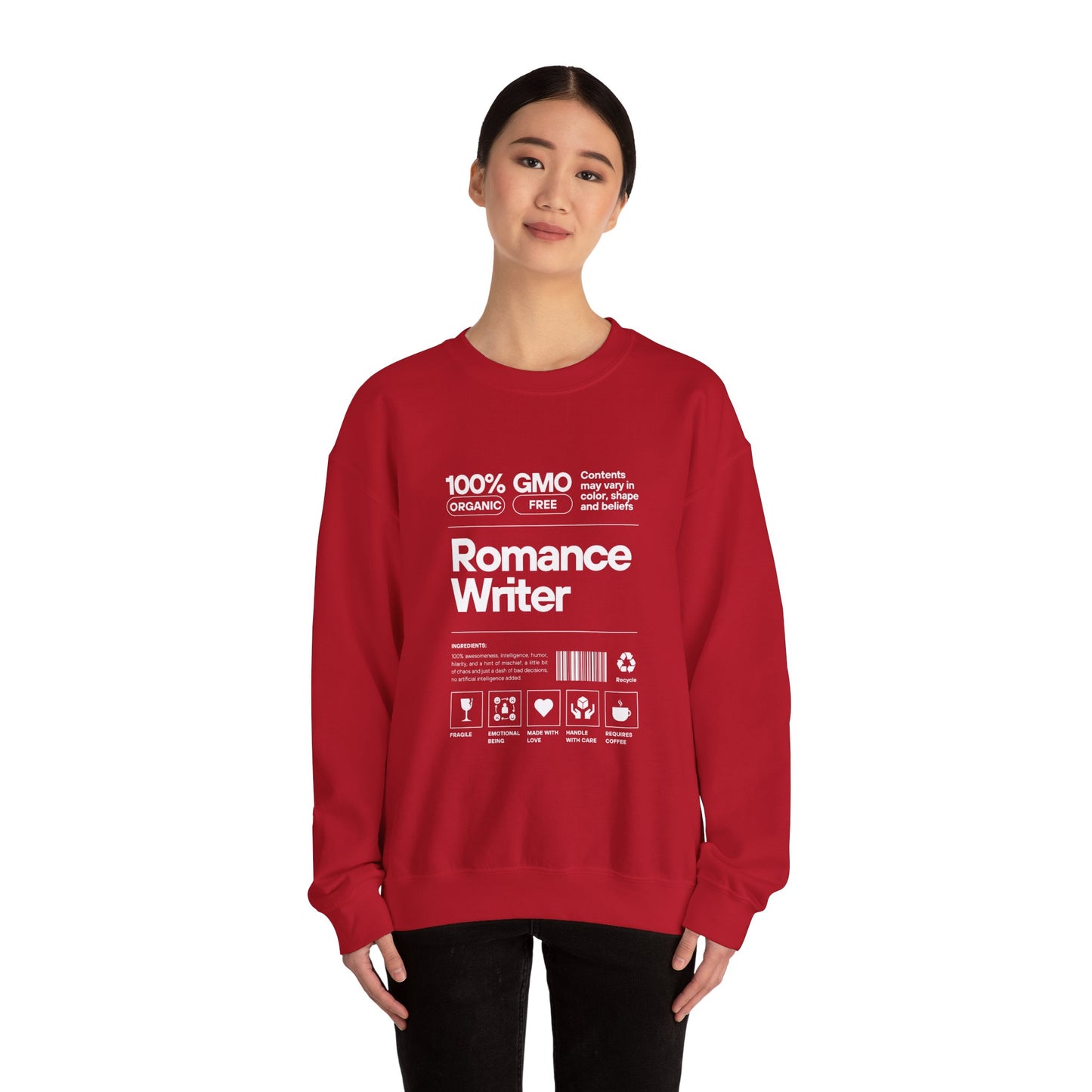 Romance Writer Crewneck Sweatshirt