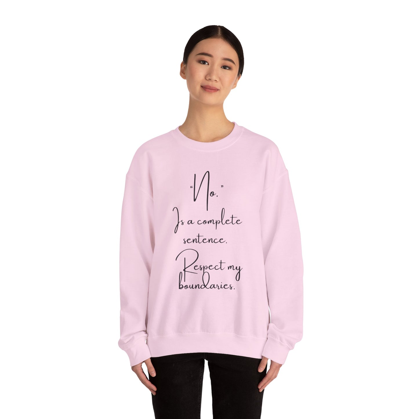 Respect My Boundaries Crewneck Sweatshirt