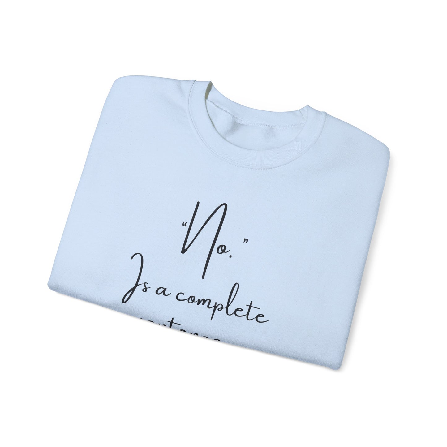 Respect My Boundaries Crewneck Sweatshirt