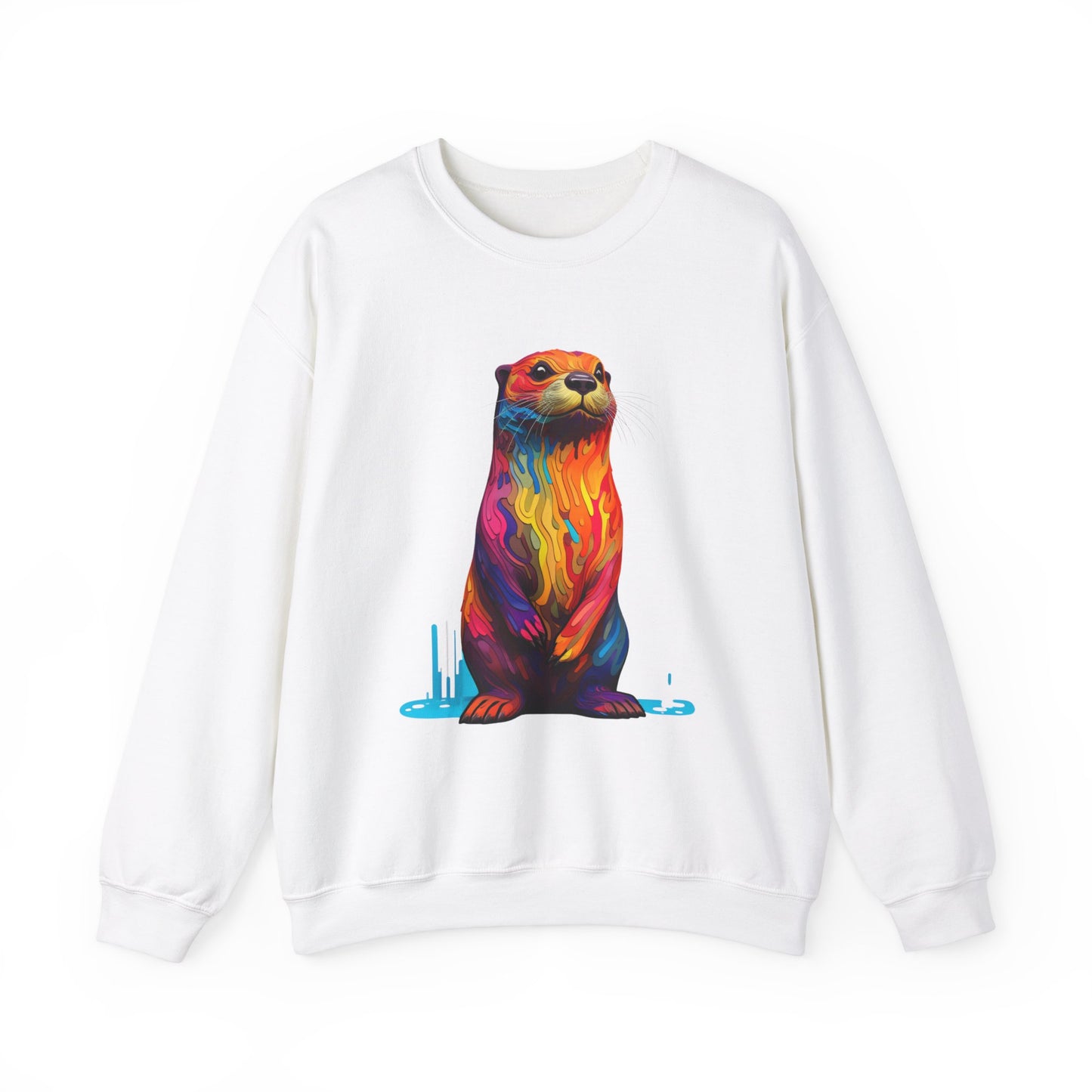 Colorful Otter Crewneck Sweatshirt