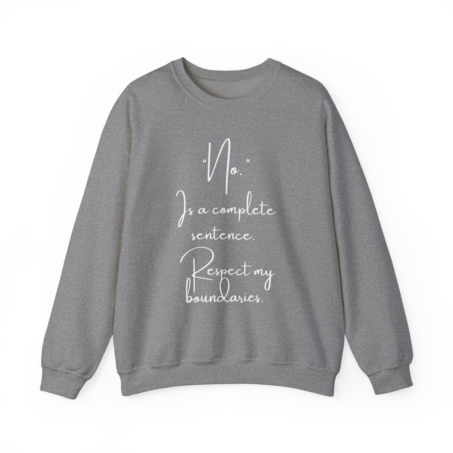 Respect My Boundaries Crewneck Sweatshirt