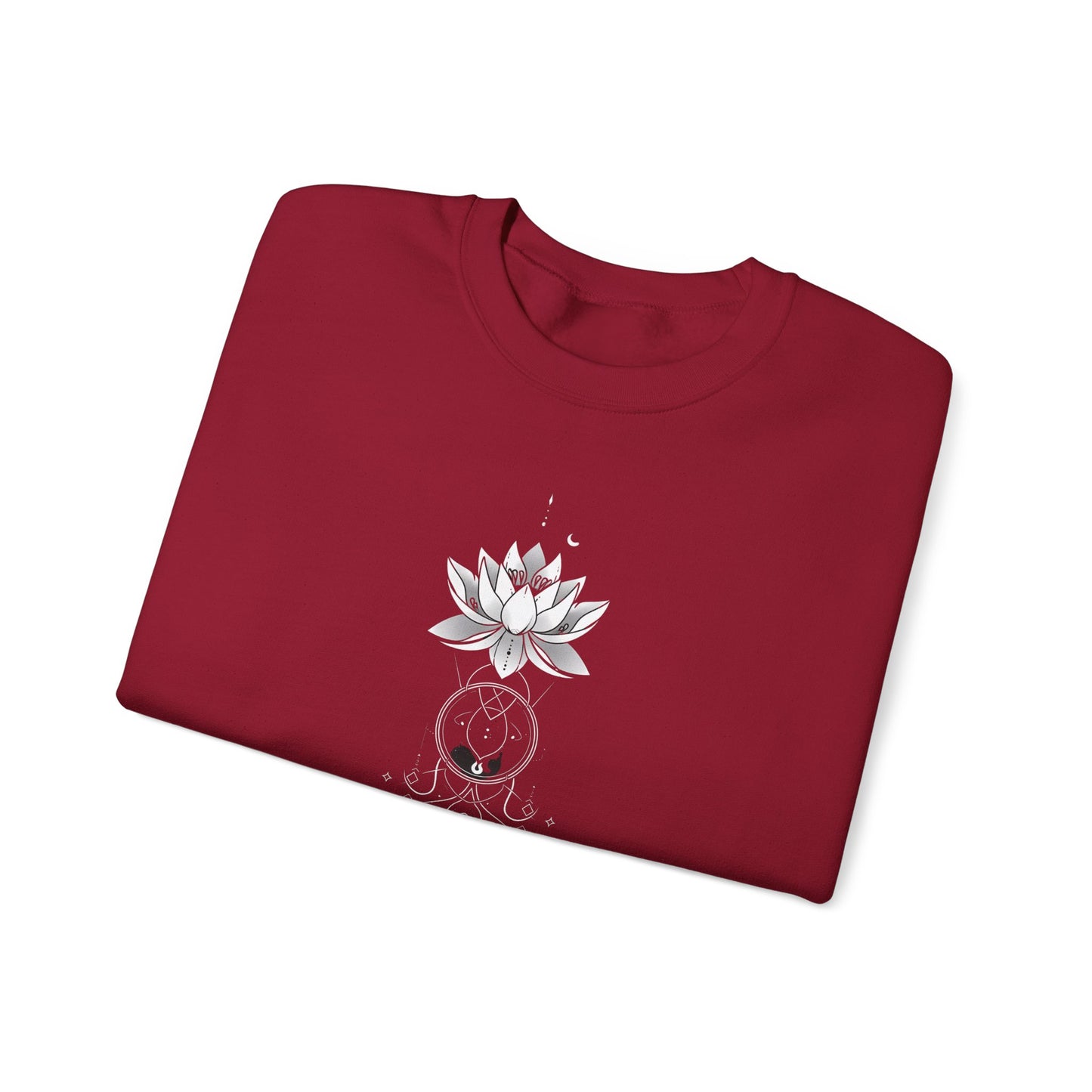 Lotus Unalome Crewneck Sweatshirt