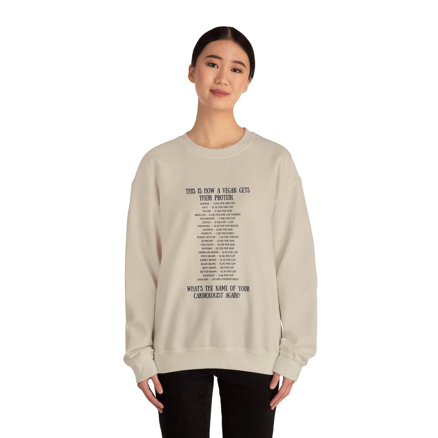 Vegan Protein Crewneck Sweatshirt