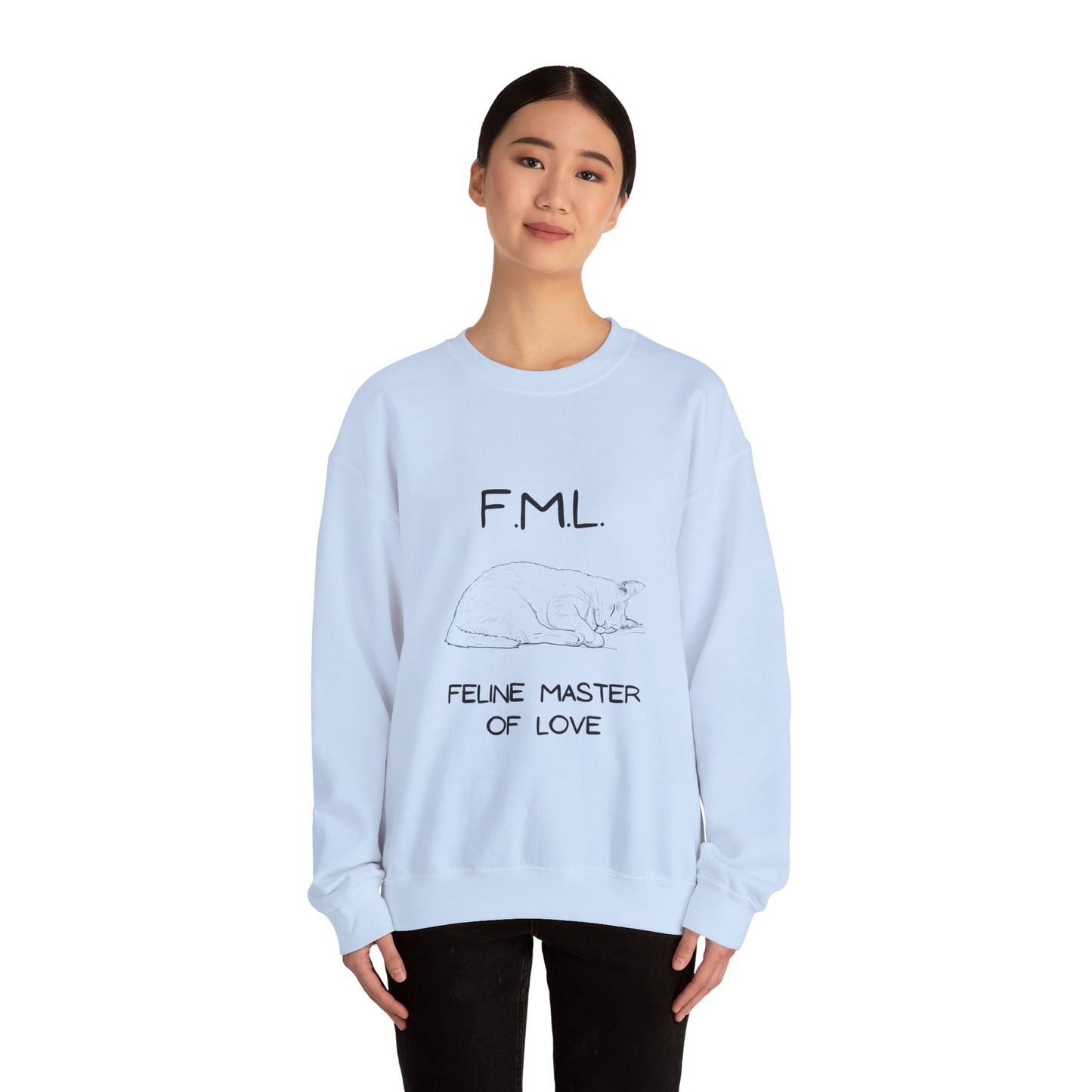 Feline Master of Love Crewneck Sweatshirt