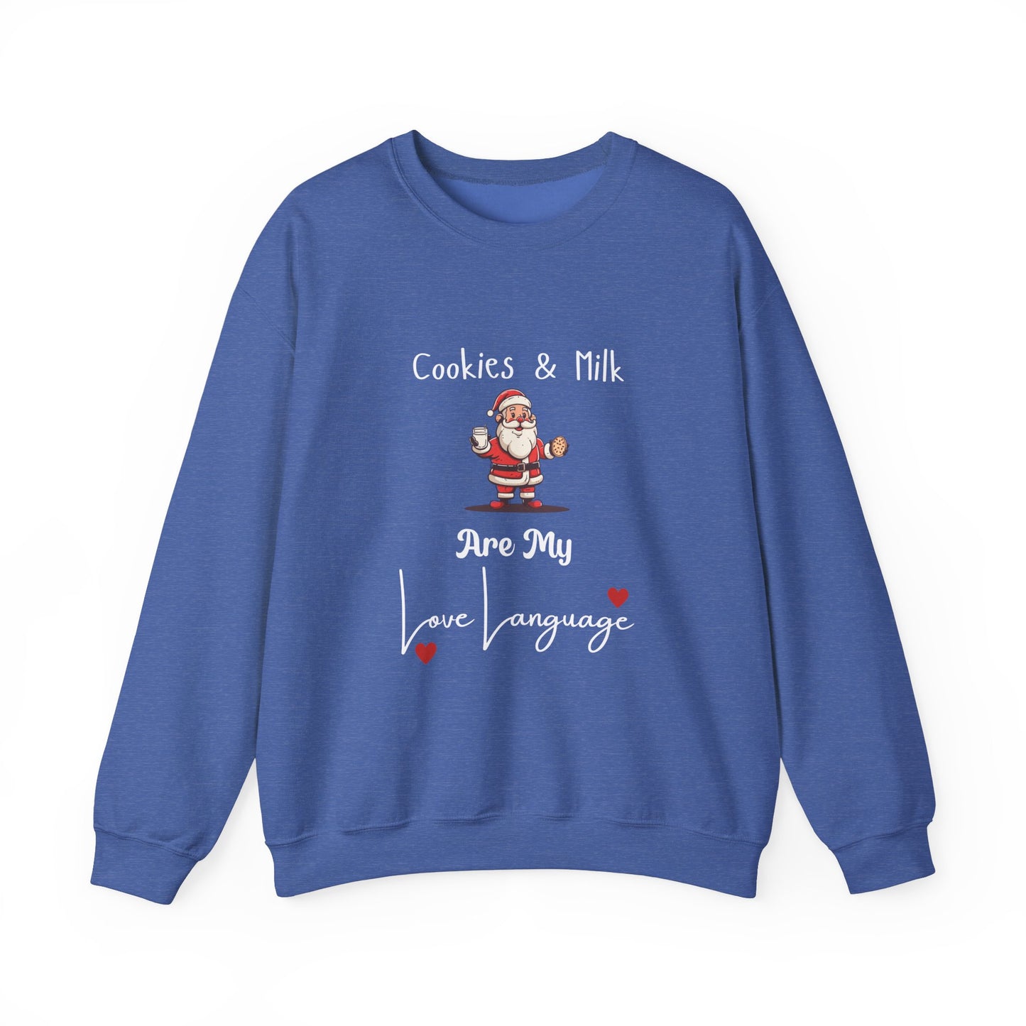 Cookies and Milk Santa Crewneck Sweatshirt
