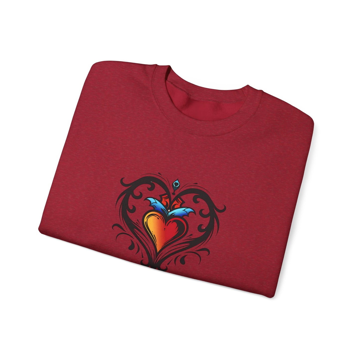 Tattoo Heart Crewneck Sweatshirt