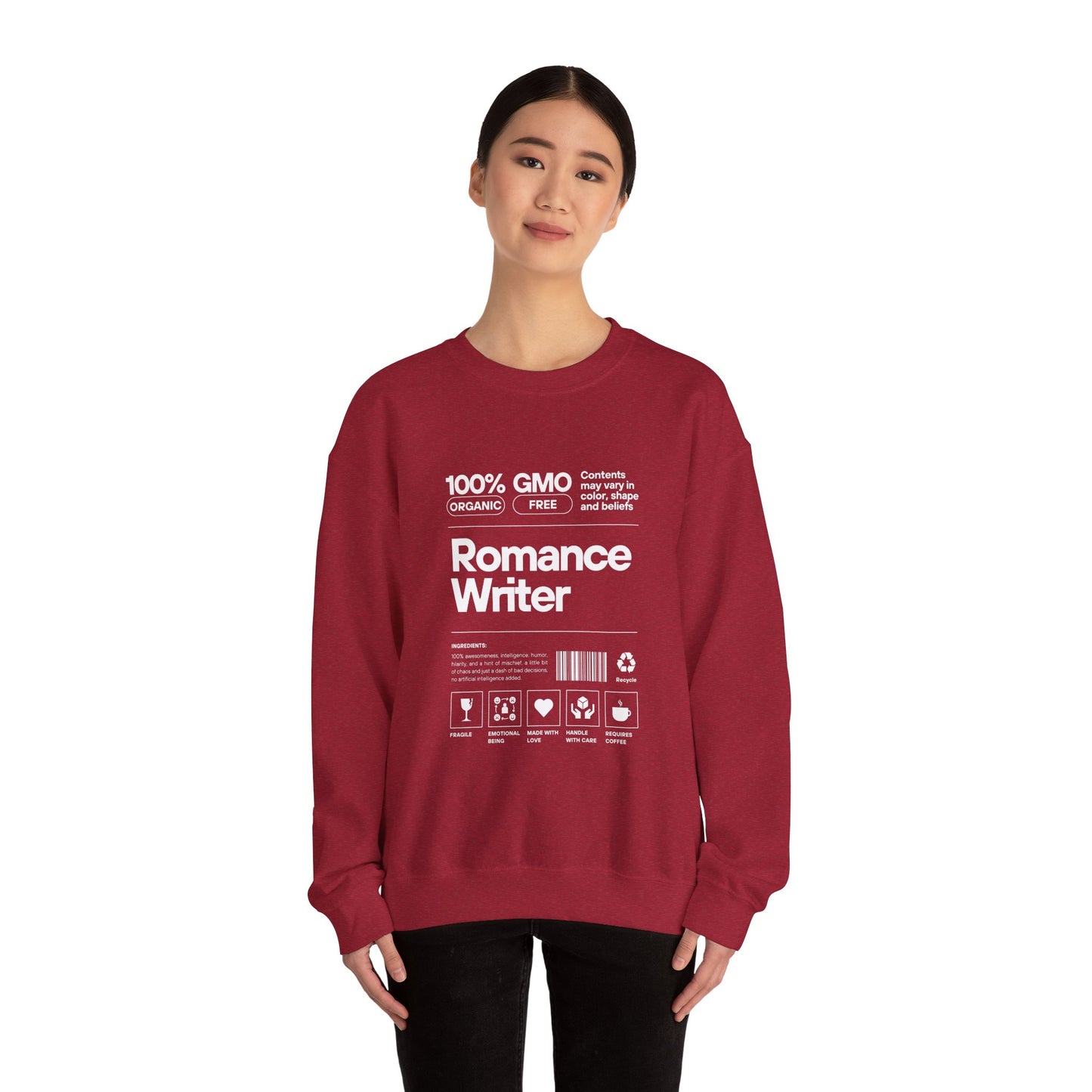Romance Writer Crewneck Sweatshirt