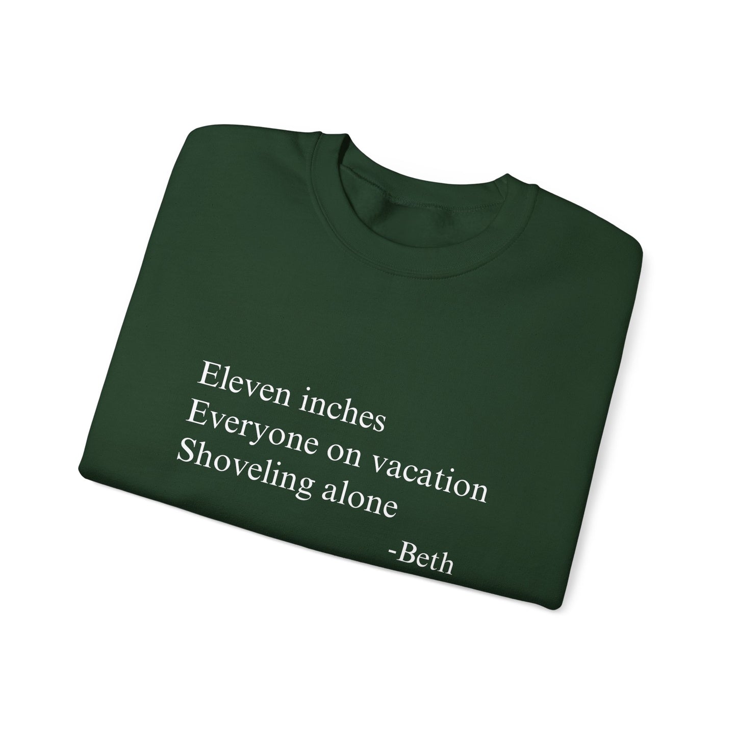 Eleven Inches Crewneck Sweatshirt