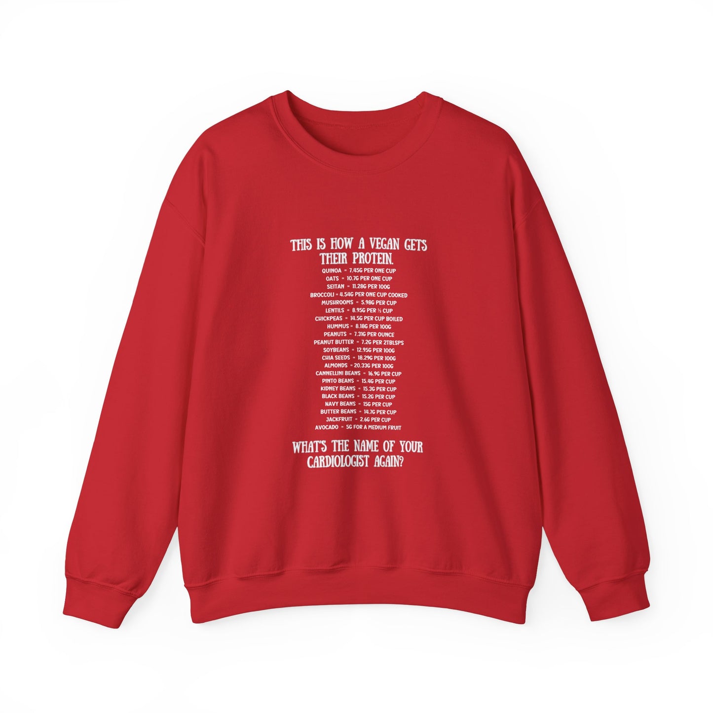Vegan Protein Crewneck Sweatshirt