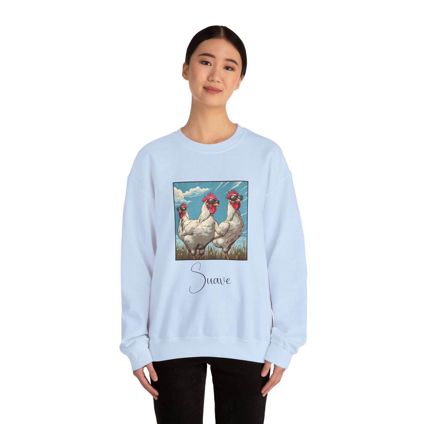 Suave Chicken Crewneck Sweatshirt