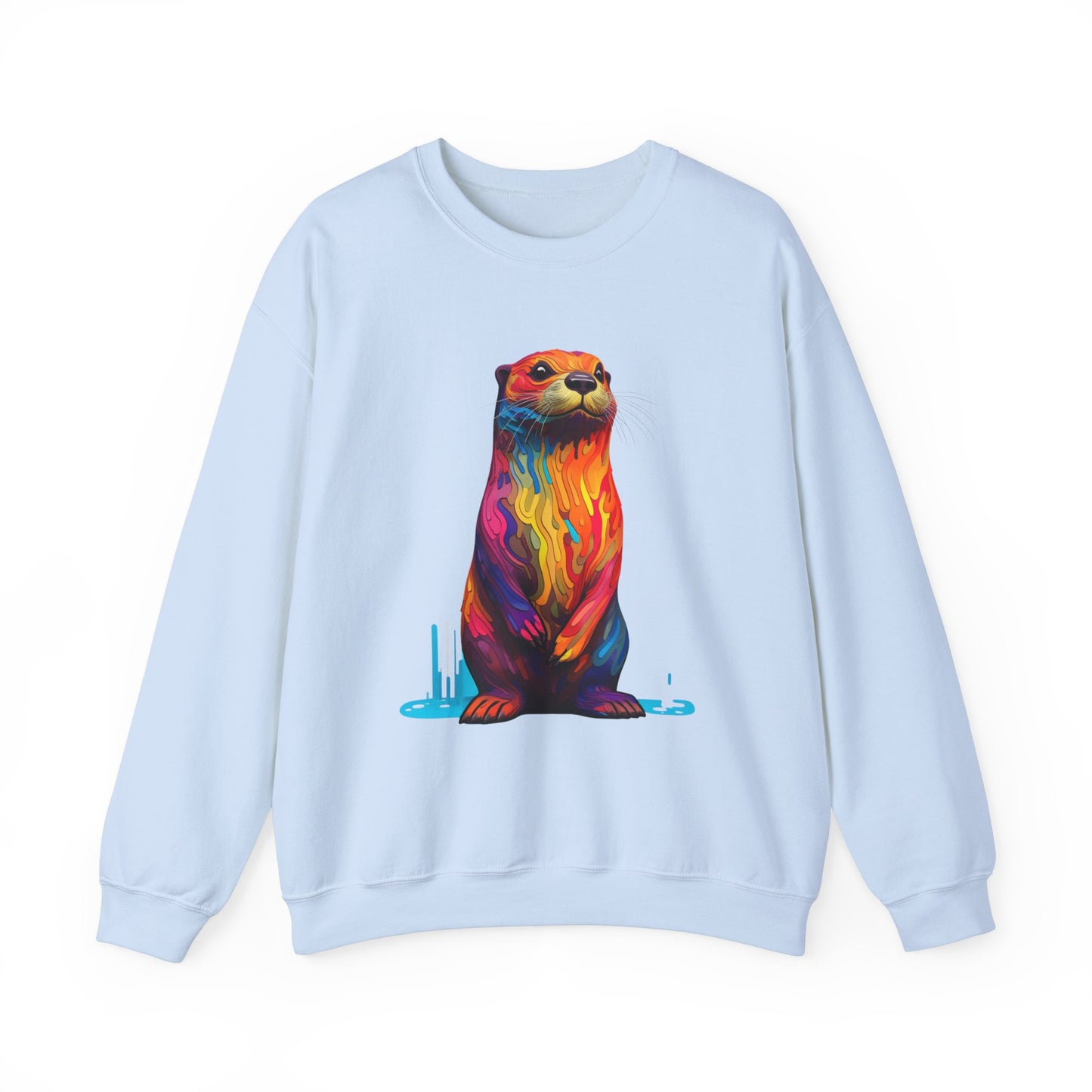 Colorful Otter Crewneck Sweatshirt