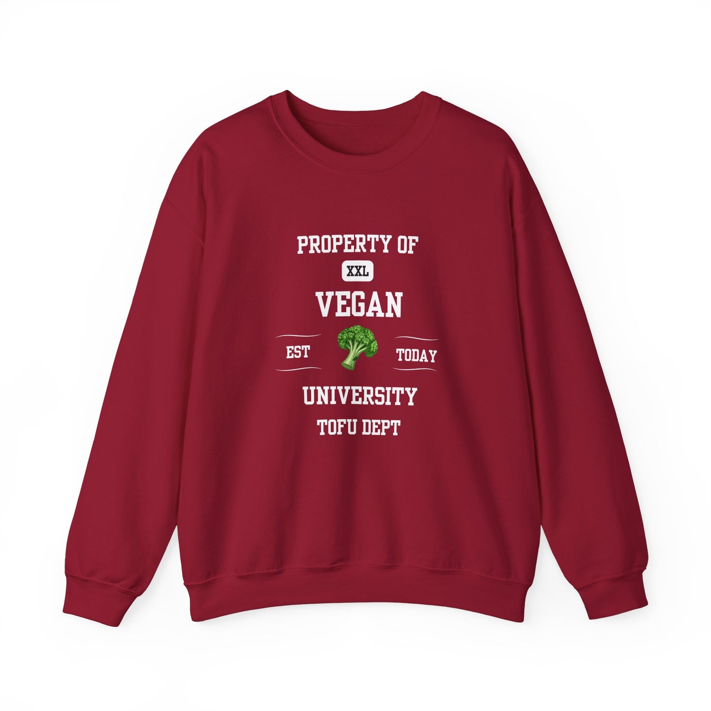 Property of Vegan University Crewneck Sweatshirt
