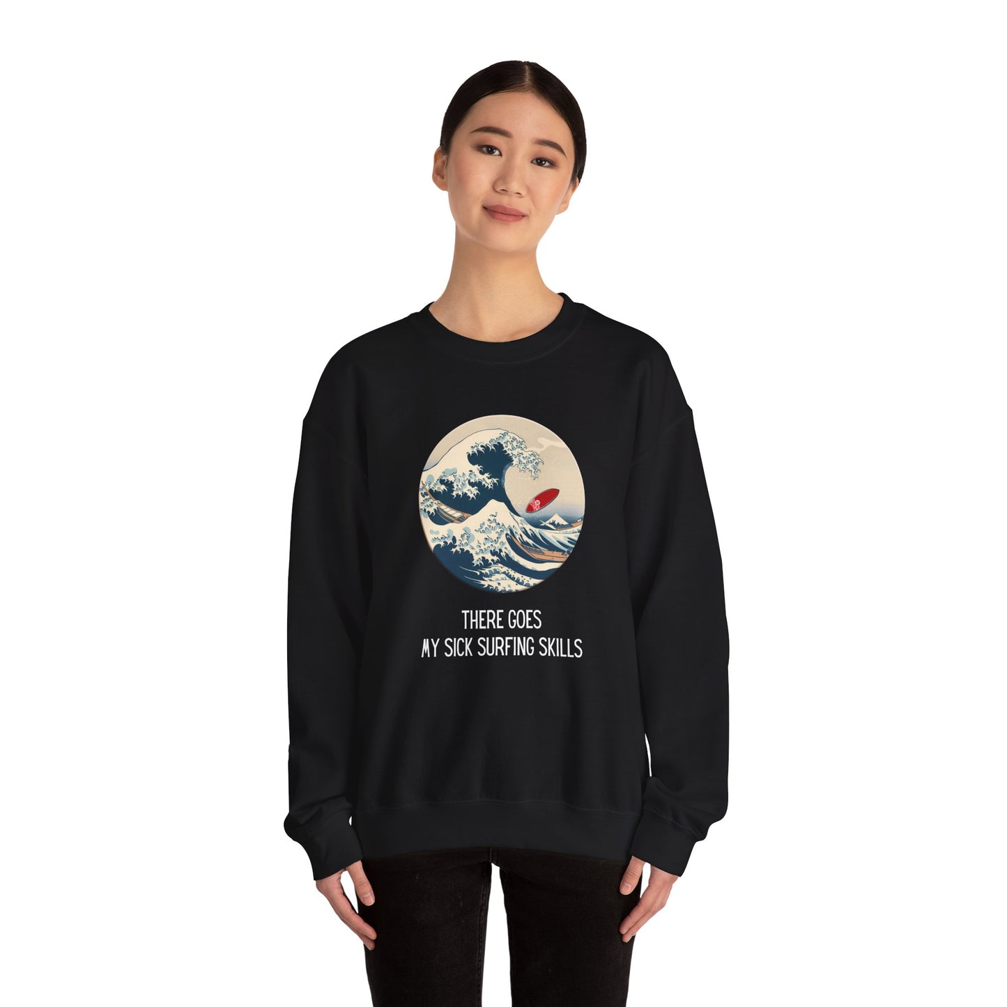 Sick Surfing Skills Crewneck Sweatshirt