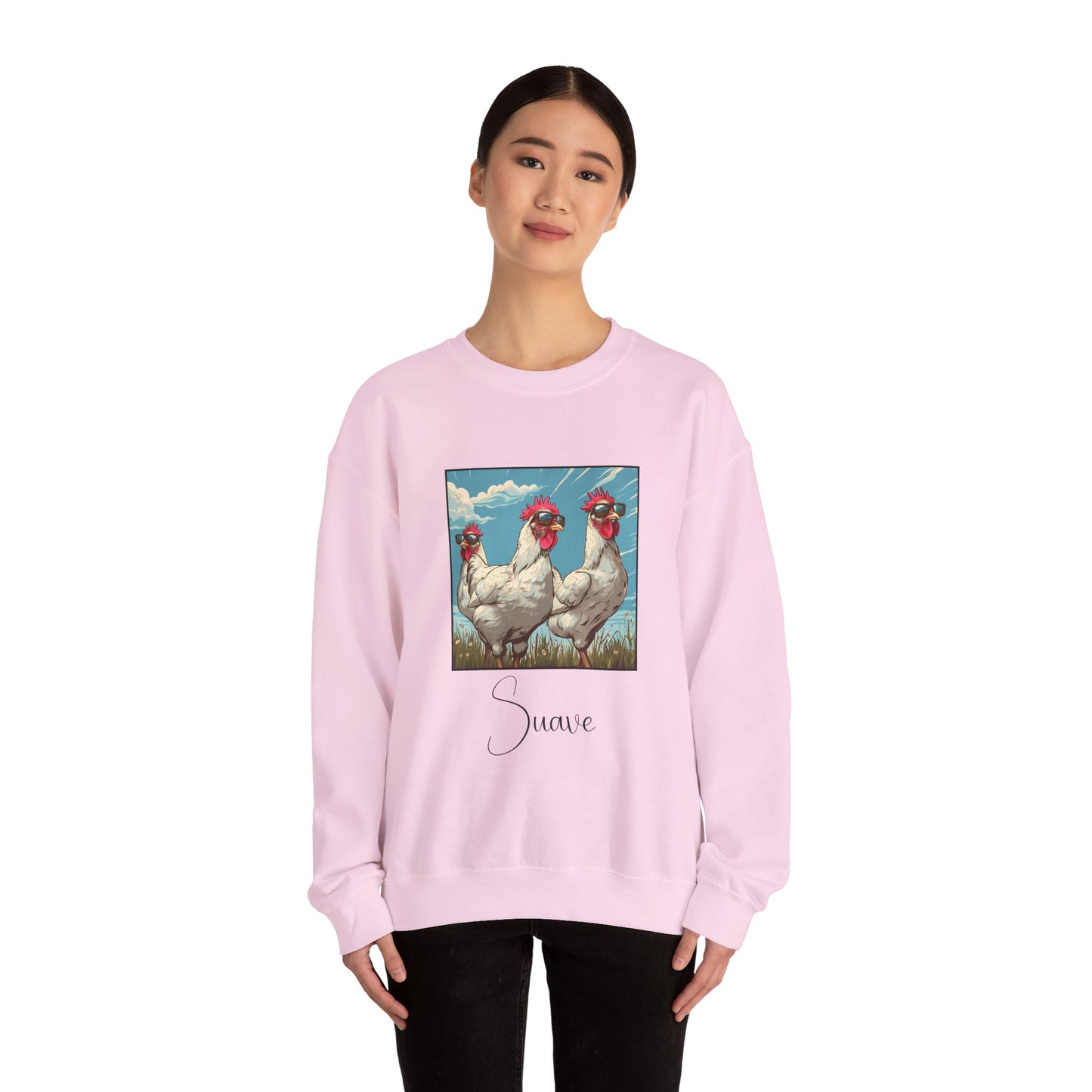 Suave Chicken Crewneck Sweatshirt