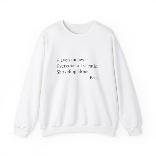 Eleven Inches Crewneck Sweatshirt