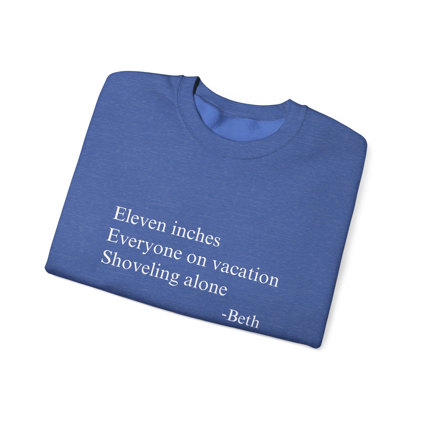 Eleven Inches Crewneck Sweatshirt