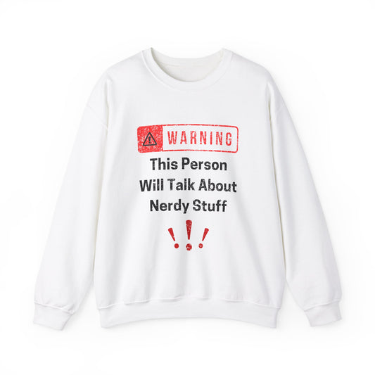 Nerdy Stuff Crewneck Sweatshirt