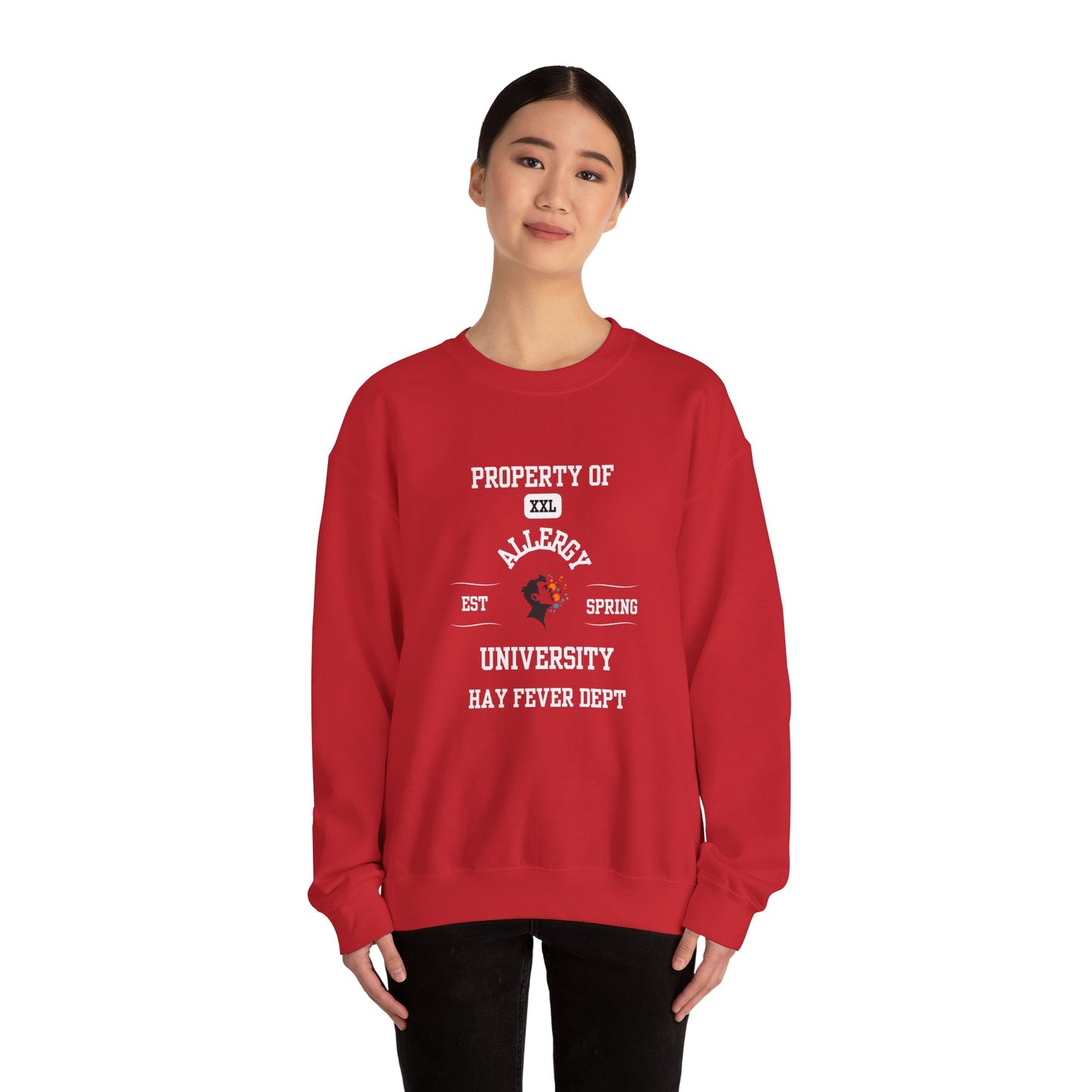 Property of Allergy University Crewneck Sweatshirt