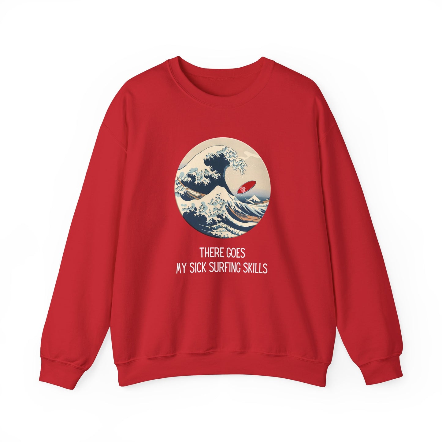 Sick Surfing Skills Crewneck Sweatshirt