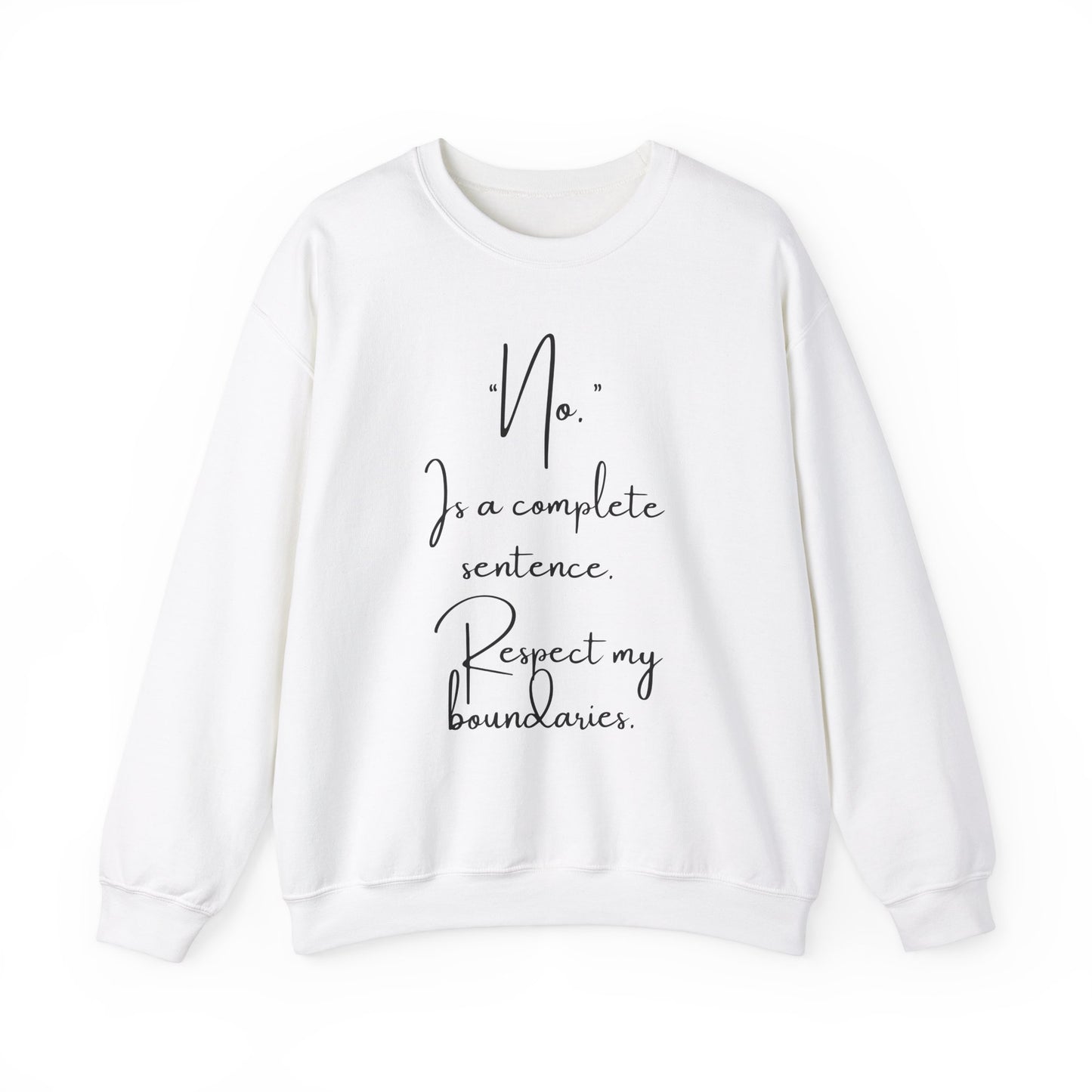 Respect My Boundaries Crewneck Sweatshirt