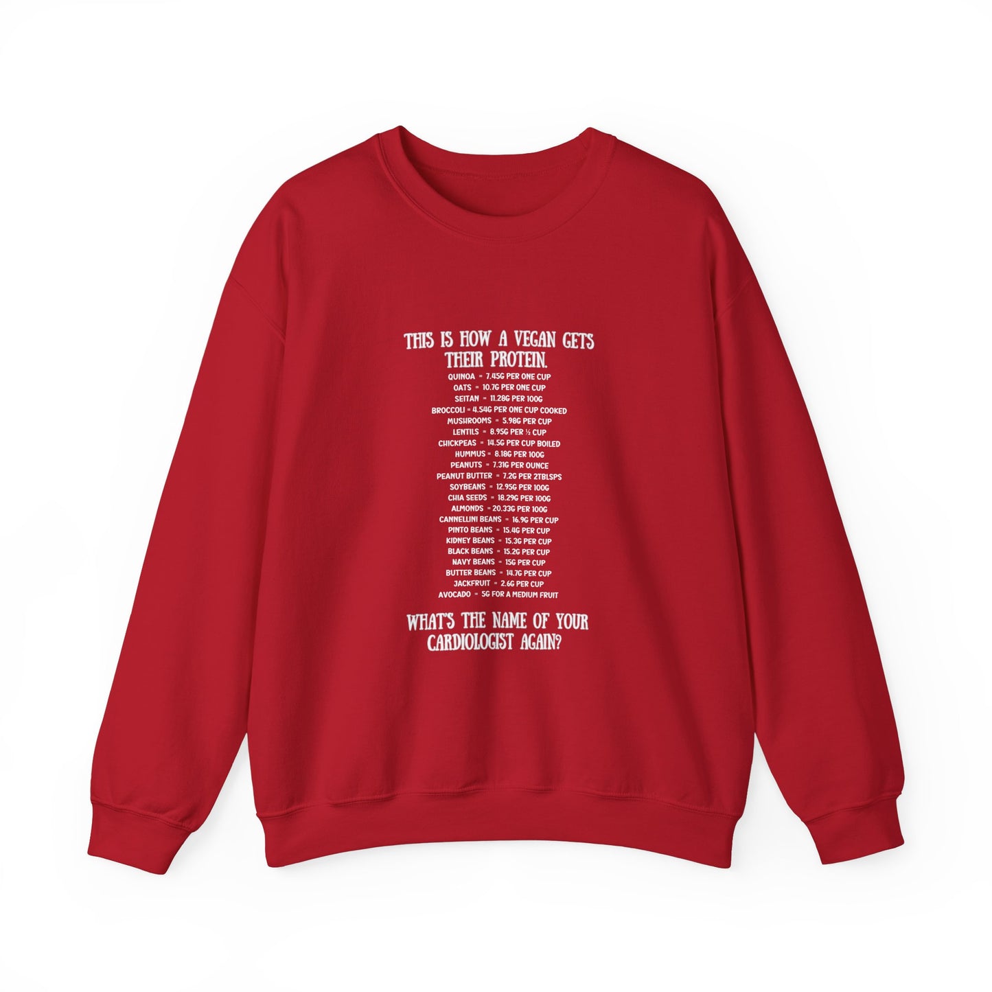 Vegan Protein Crewneck Sweatshirt