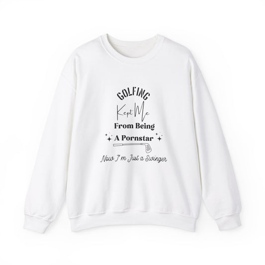 Golfing Pornstar Crewneck Sweatshirt