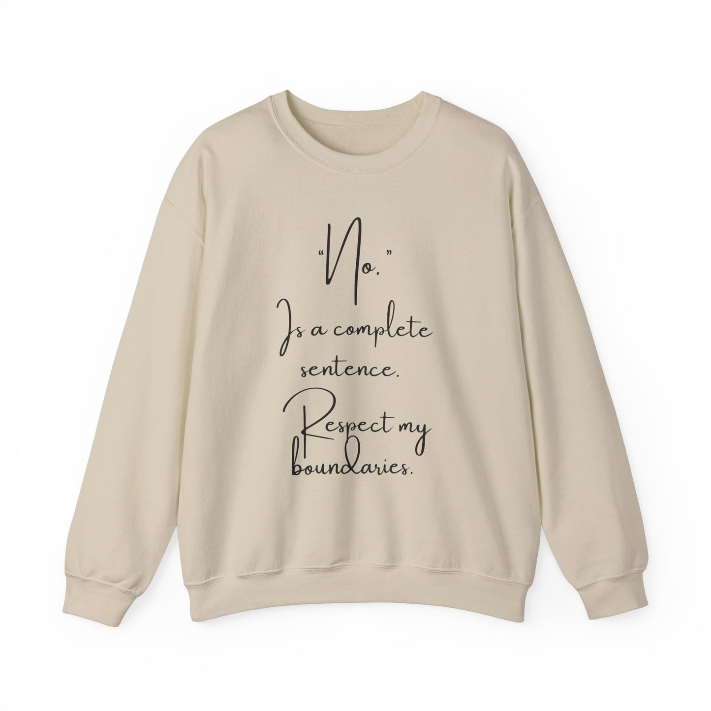 Respect My Boundaries Crewneck Sweatshirt