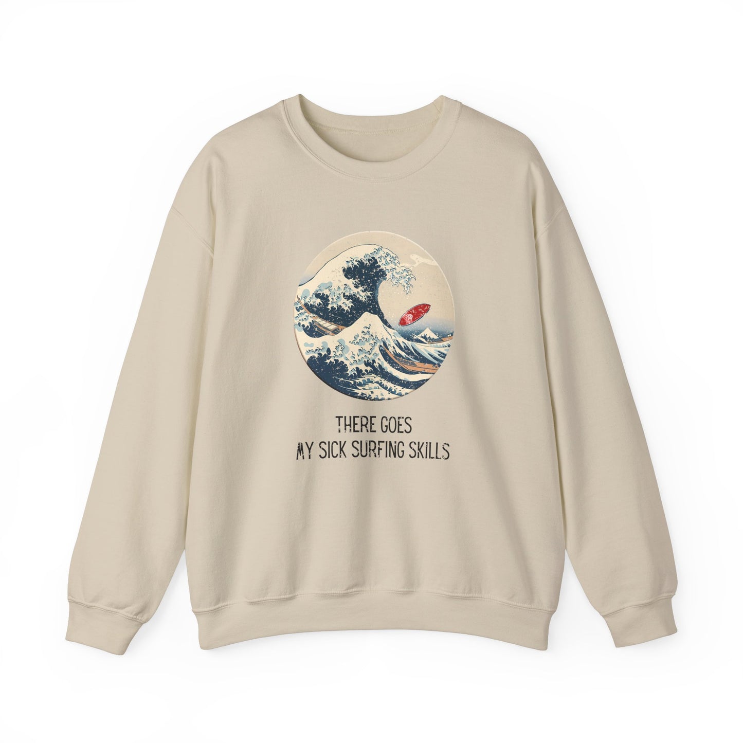 Sick Surfing Skills Crewneck Sweatshirt