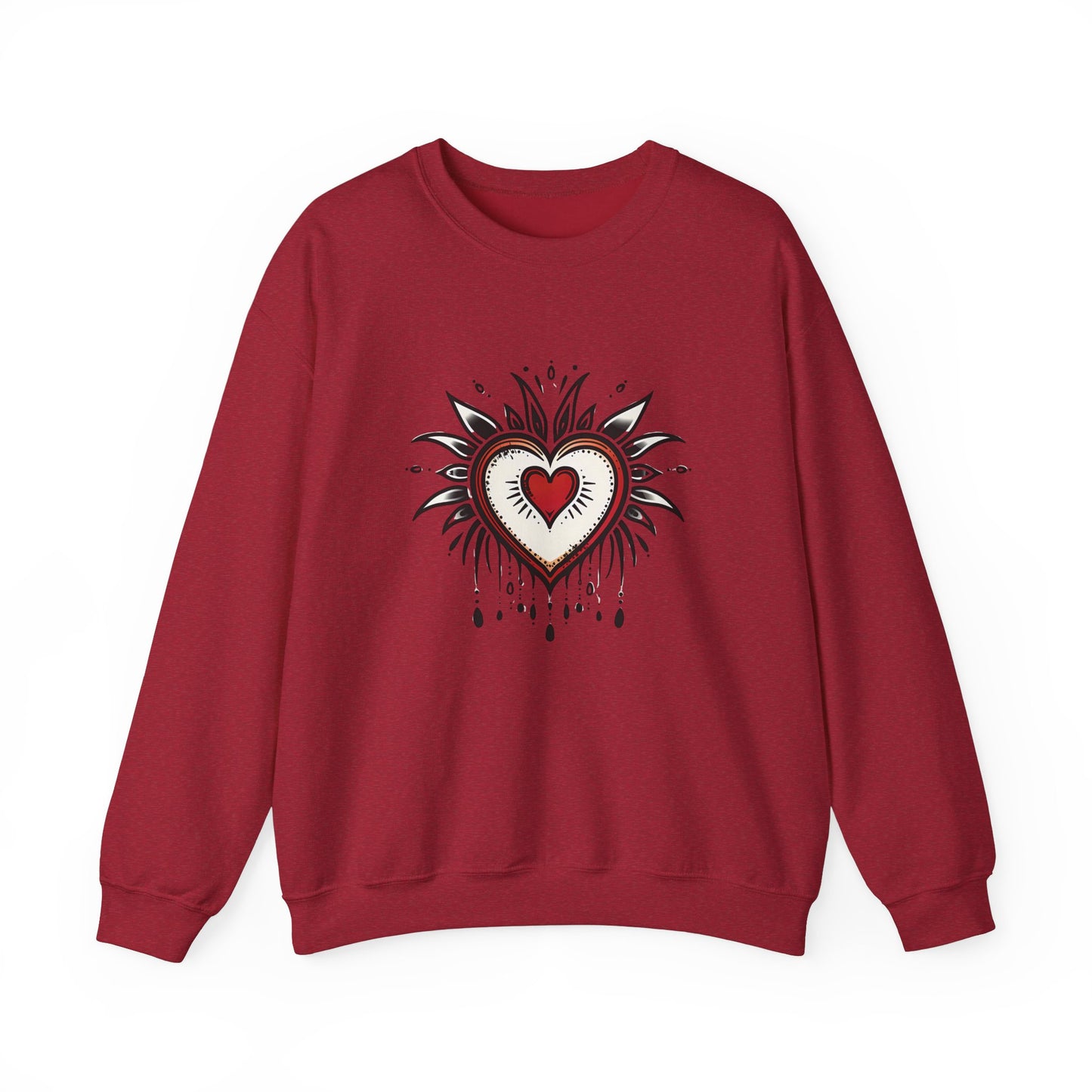 Tattoo Heart Crewneck Sweatshirt
