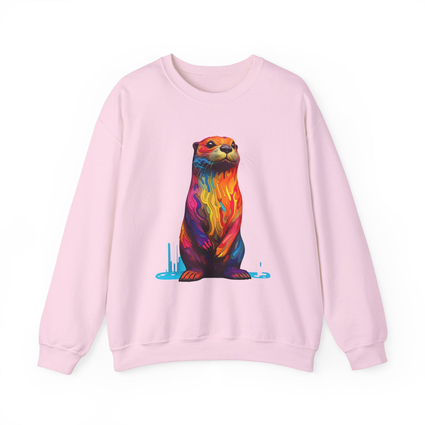Colorful Otter Crewneck Sweatshirt
