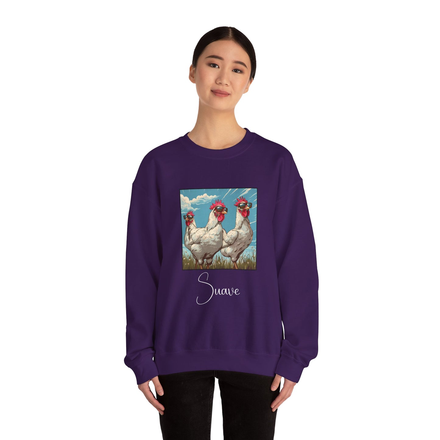 Suave Chicken Crewneck Sweatshirt