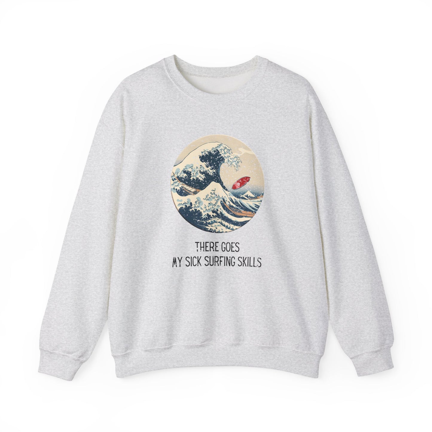 Sick Surfing Skills Crewneck Sweatshirt